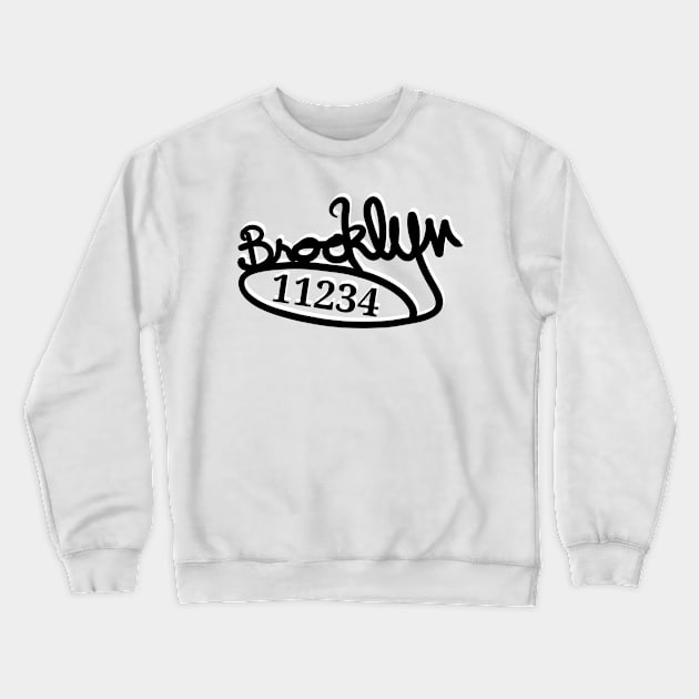 Code Brooklyn Crewneck Sweatshirt by Duendo Design